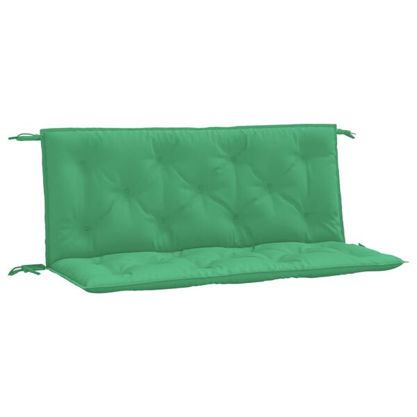 vidaXL Patio Bench Cushions 2pcs Green 120x50x2.8 " Oxford Fabric