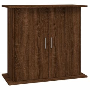 vidaXL Aquarium Stand Brown Oak Engineered Wood Standard Aquarium Stand