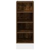vidaXL Bottom Cabinet Smoked Oak Engineered Wood Standard Bottom Cabinet