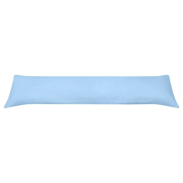 vidaXL Sleeper Pillow Blue Microfiber with PP cotton 15.7 in x 57.1 in