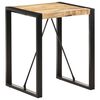 vidaXL Dining Table Rough Mango Wood Solid Rough Mango Wood Small