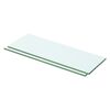 vidaXL Glass Panel Set of 2 Clear Toughened Glass 19.7 x 4.7 in