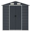 vidaXL Garden Shed Anthracite Galvanized Steel Large Garden Shed
