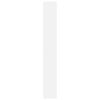 vidaXL Bookcase White Engineered Wood Tall Bookcase Rectangular