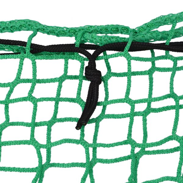 vidaXL Hay Net Set of 2 Green Polypropylene 0.75 x 0.75 m Hay Net