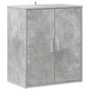 vidaXL Shoe Cabinet Concrete Grey Engineered Wood Medium Shoe Cabinet