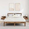 vidaXL Floating Nightstand 2 pcs Old Wood 15.75 x 12.20 x 10.63 in