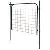 vidaXL Garden Fence Gate 39.4"x39.4" Anthracite