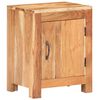 vidaXL Bedside Cabinet Natural Wood Solid Acacia Wood Small
