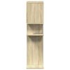 vidaXL Room Divider Bookcase Sonoma Oak Engineered Wood Medium