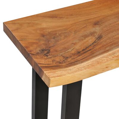 vidaXL Console Table Solid Suar Wood 43.3"x13.8"x29.5"