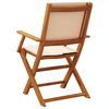 vidaXL Garden Chair Set of 2 Beige