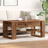 vidaXL Coffee Table Old Wood 40.16 x 21.65 x 17.72 in Engineered Wood