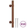 vidaXL Cabinet Handle Set of 10 Bronze Stainless Steel
