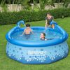 Bestway Pool Blue Tritech, PVC Large Collapsible Inflatable Pool