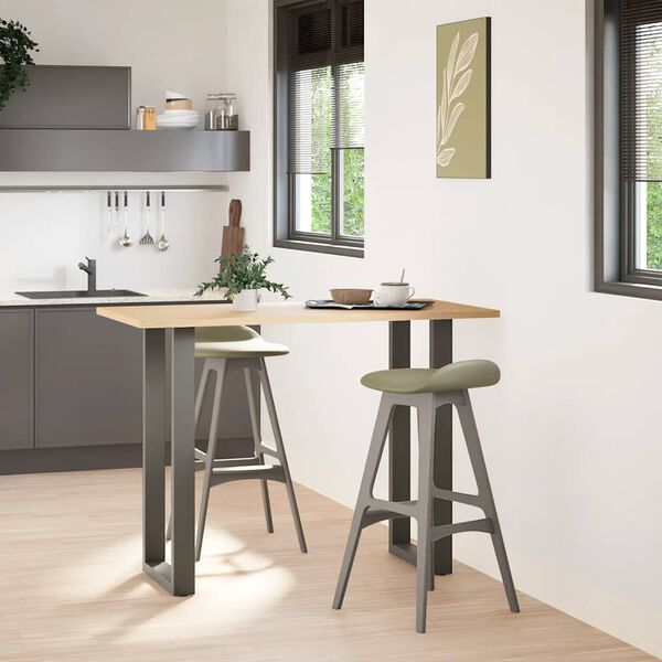 vidaXL Coffee Table Leg Set of 2 Anthracite Powder-coated steel 15.7 x