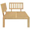 vidaXL Patio Pallet Corner Sofa Solid Wood Acacia