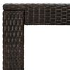 vidaXL Garden Bar Set Brown PE Rattan 5 Piece Set UV-resistant materials