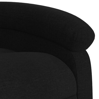 Close-up of fabric upholstery texture on the recliner