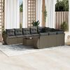 vidaXL Garden Sofa Set Light Grey