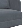 vidaXL Sofa Bed Dark Grey 25.59 x 31.50 x 32.68 in Velvet