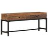 vidaXL TV Cabinet Brown Solid reclaimed wood and iron TV Cabinet