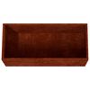 vidaXL Planter Rusty Corten steel Medium Durable Corten Steel Planter