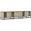 vidaXL TV Cabinet Sonoma oak Engineered wood, metal Large TV Cabinet