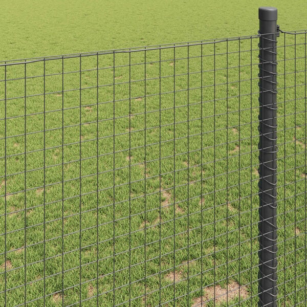 vidaXL Welded Wire Fence Green 0.4 x 10 m