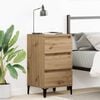 vidaXL Bedside Cabinet Artisan Oak 17.72 x 13.78 x 17.32 in