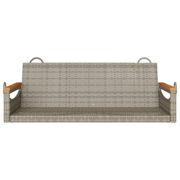 vidaXL Patio Swing Bench Gray