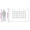 vidaXL Party Tent Sidewall Anthracite 100% PE Large