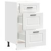 vidaXL Kitchen Base Cabinet White Engineered wood Medium