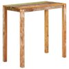 vidaXL Bar Table Multicolor Solid reclaimed wood Medium Durable