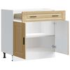 vidaXL Kitchen Base Cabinet Sonoma oak Engineered wood Medium