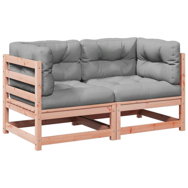 vidaXL Garden Sofa Set Reddish Brown