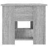 vidaXL Coffee Table Grey Sonoma Engineered Wood Medium Storage