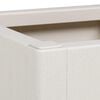 vidaXL Garden Planter White 36 x 36 x 35 cm Polypropylene