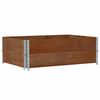 vidaXL Pallet Collars 2 pcs Brown 47.2x31.5" Solid Wood Pine