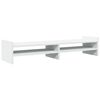 vidaXL Monitor Stand White 39.4x10.6x7.9" Engineered Wood