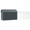 vidaXL Bird Cage Anthracite 163.98 x 40.55 x 55.91 in Galvanised Steel
