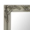 vidaXL Wall Mirror Silver Wood, glass, engineered wood 19.7 x 15.7 in