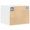 vidaXL Wall Cabinet White Engineered wood Medium Wall Cabinet