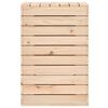 vidaXL Laundry Basket 17.3"x17.3"x26" Solid Wood Pine