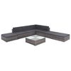 vidaXL Sofa Set Grey and Dark Grey