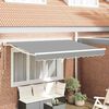vidaXL Awning Frame Retractable White 118.1" x 78.7