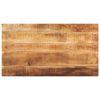 vidaXL Table Top 39.4"x19.7"x1.5" Rectangular Solid Wood Rough Mango