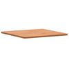 vidaXL Table Top Natural Beech Solid Beech Wood 19.7 x 19.7 in