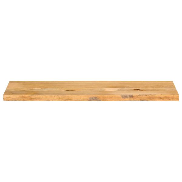 vidaXL Table Top Natural Mango Wood Solid Mango Wood 39.4x7.9 in Durable
