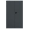 vidaXL File Cabinet Anthracite Powder-coated steel Large File Cabinet